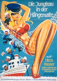 Filmplakat des Films Die Jungfrau in der H�ngematte (Blajackor, S 1965, R: Arne Mattson), Entwurf: Heinz Nacken